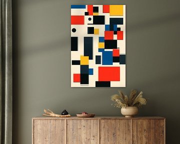 Abstract geometric composition by Poster Art Shop