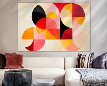 Abstract geometric composition by Poster Art Shop