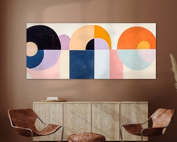 Abstract geometric composition by Poster Art Shop