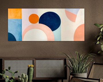 Abstract geometric composition by Poster Art Shop