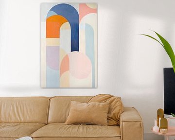 Abstract geometric composition by Poster Art Shop