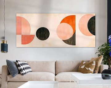 Des formes géométriques aux couleurs pastel sur Poster Art Shop