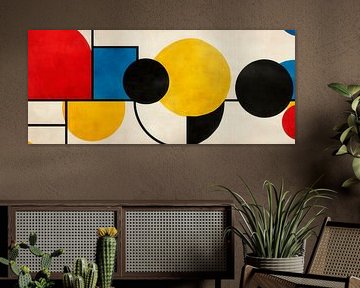 Abstract composition with colours by Poster Art Shop