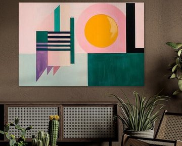 Abstract geometric composition by Poster Art Shop