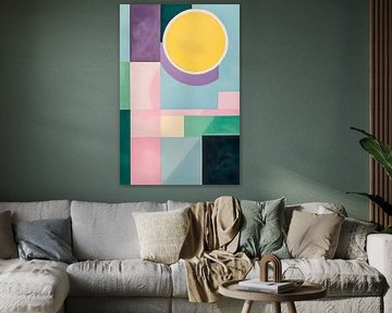Abstrakte geometrische Komposition von Poster Art Shop