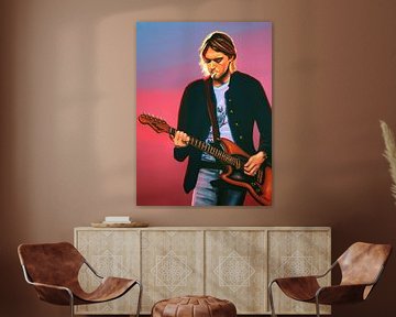 Kurt Cobain painting sur Paul Meijering