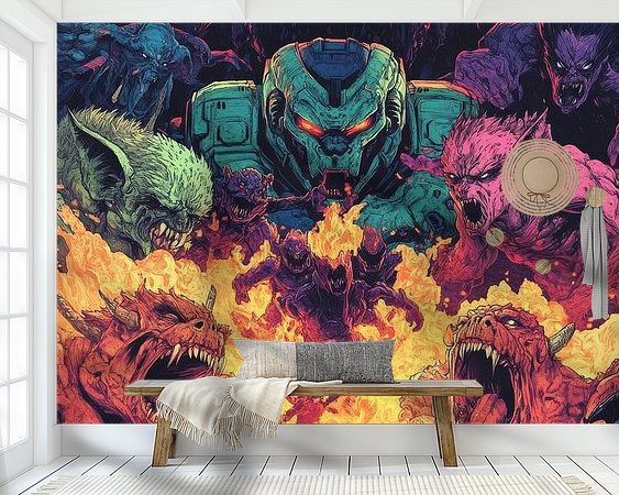 Example of the artwork in a room