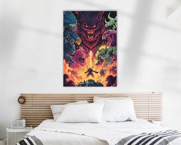 "Episches Inferno voller schrecklicher Kreaturen"