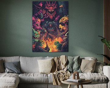 "Enfer épique plein de créatures terrifiantes" ;