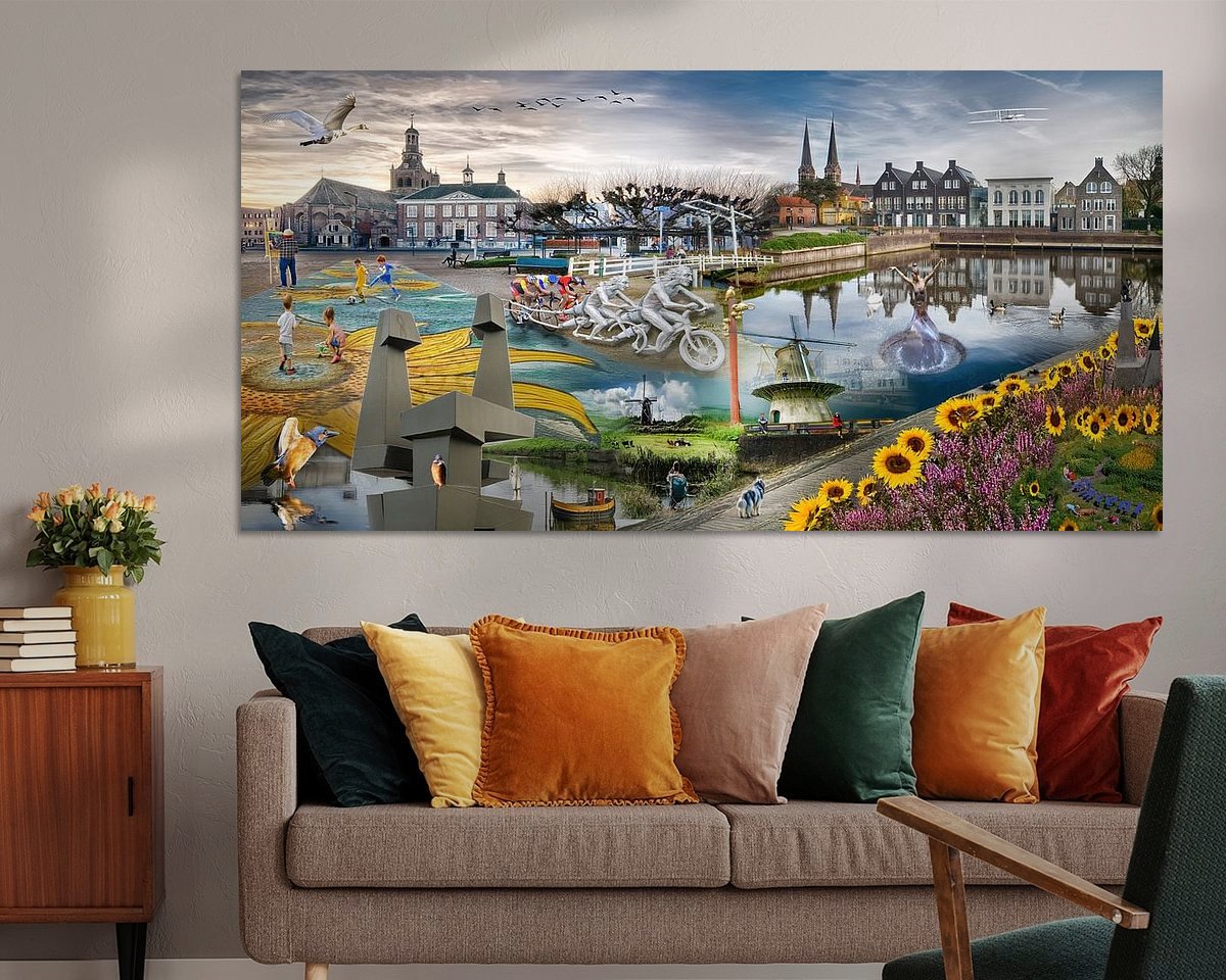 Example of the artwork in a room