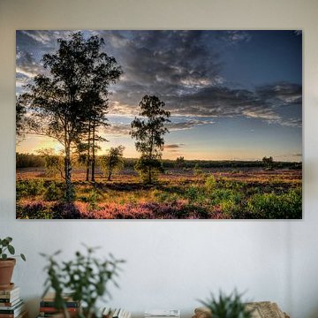 Sonnenuntergang Den Treek Estate IV Amersfoort von Watze D. de Haan