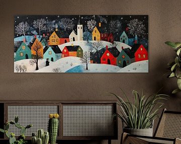 Kerstnacht | Winterdorp van De Mooiste Kunst