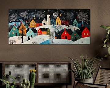 Kerstnacht | Winterdorp van De Mooiste Kunst