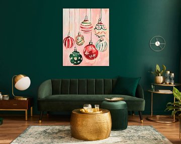 Weihnachtskugeln | Festlicher Christbaumschmuck von Wunderbare Kunst