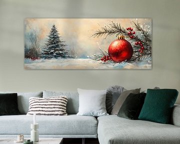 Kerstlandschap | Sneeuw Bedekte Kerstsfeer van De Mooiste Kunst