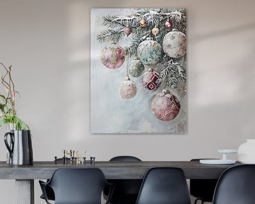 Shiny baubles on branches by Wonderful Art