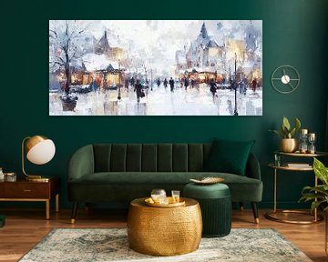 Winter cityscapes by Wonderful Art
