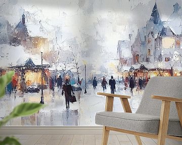 Winterse Stadsgezichten van De Mooiste Kunst