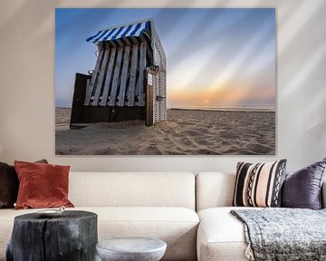 Beach chair on Sahlenburg beach by cux-motive.de