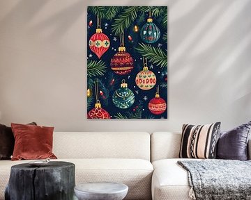 Boules de Noël | Décorations de Noël festives sur Art Merveilleux
