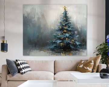 Christmas tree | Blue Christmas by Wonderful Art