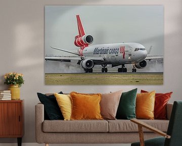 Landed Martinair Cargo McDonnell Douglas MD-11.