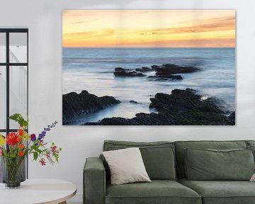 A beautiful sunset on the Opal Coast by Heidi Bol
