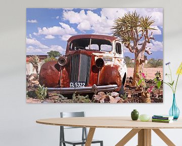 Oldtimer in the desert - Namibia by W. Woyke