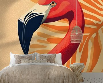 Flamingo Nahaufnahme Tropische Rochen