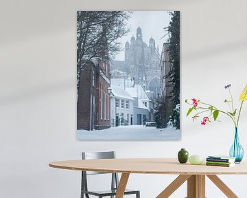 Sint-Jan, Den Bosch in de sneeuw van Joost Smits Photography