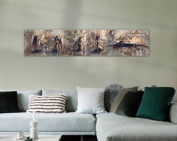 Panorama in beautiful bronze and gold tones by Emiel de Lange