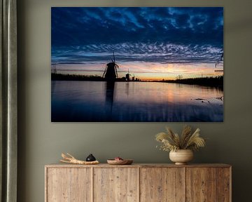 Sunrise Kinderdijk by Paul Schuurman