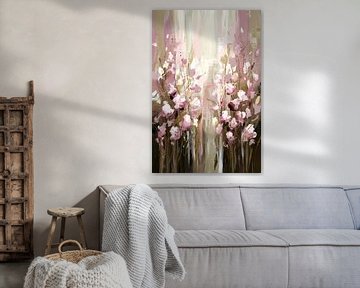 Abstracte bloemen in pastelkleuren van Imperial Art House