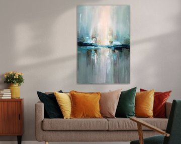 Abstracte kunst met zachte kleuren van Imperial Art House