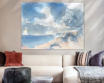 Clouds on the Mediterranean coast