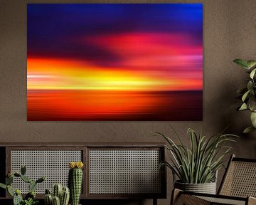 Blend Bliss Sunset - Coastal Abstract