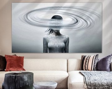 Surrealistisch portret van Frank Heinz