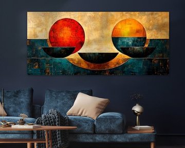 Farbspiel | Lebendige Kreise von Kunst Laune