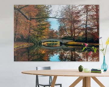 Arch bridge Paleispark Het Loo - autumn - Veluwe - Kroondomein by Wandeldingen