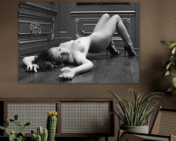 Fotoshooting in einem Grachtenhaus in Amsterdam