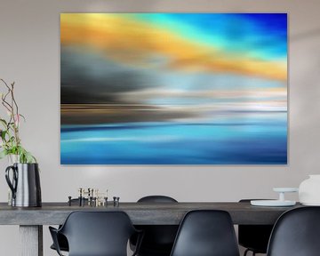 Seascape motion painting by Jan Brons