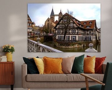 BADEN-WÜRTTEMBERG : ESSLINGEN AM NECKAR - ANCIENNE CHARPENTERIE