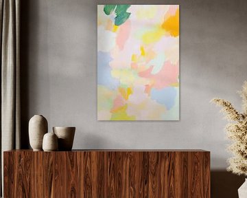 Abstrakt Rosa Hell Frühling Pastell von Niklas Maximilian