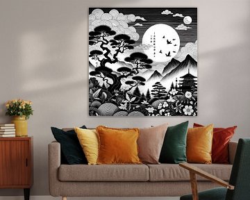 Japanese landscape by Tatjana Korneeva