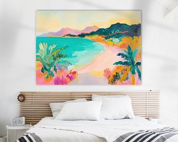 Tropical Tide: A Fauvist Wave by Niklas Maximilian
