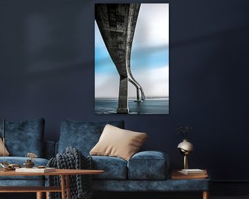 Bridge Dance: Elegance across Gimsøya Street by Gerry van Roosmalen
