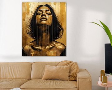 Golden woman