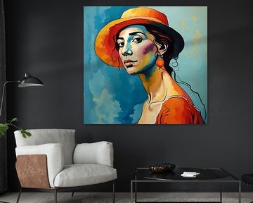 Woman with the hat by Fgworks