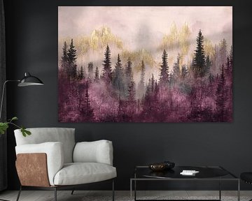 Golden mountains and purple forests by Imperial Art House