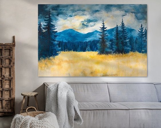 Example of the artwork in a room